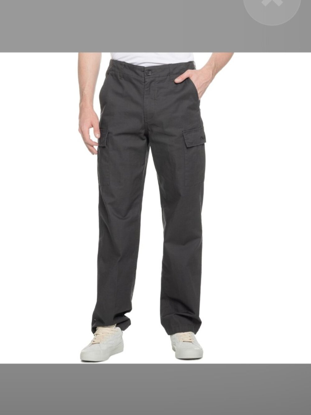 O'Neill Organic Cotton Cargo Pants Phantom Black sz 33